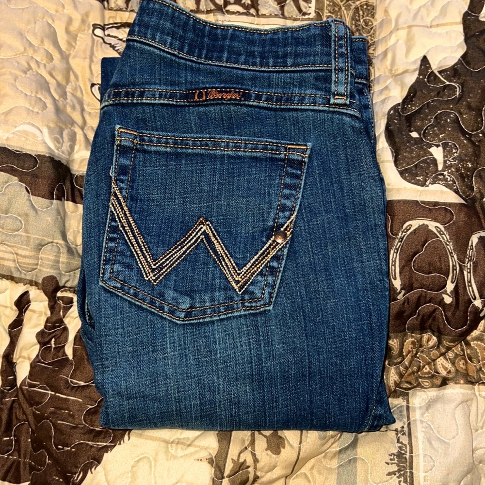 WRANGLER WOMENS Q-BABY ULTIMATE RIDING JEANS